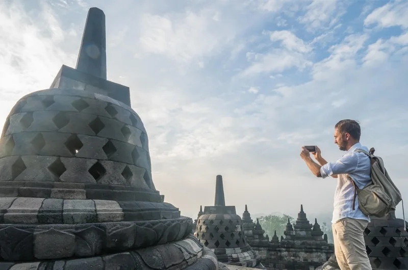 Borobudur Sunrise, garantierter Aufstieg & Prambanan